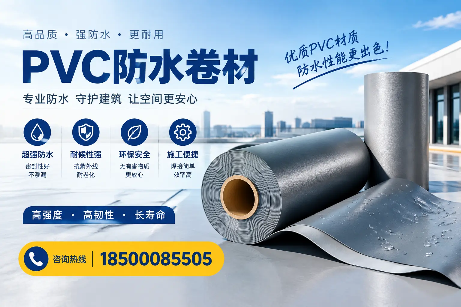 如何判断PVC防水卷材的质量优劣？随州选购技巧